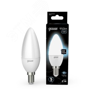 Лампа светодиодная LED 9.5 Вт 950 лм 4100К свеча нейтральный E14 AC 220В Black 11