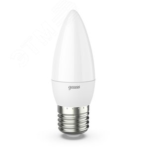 Лампа светодиодная LED 9.5 Вт 890 лм 3000К свеча теплый E27 AC 220В Black - Gauss