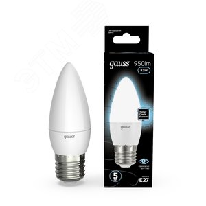 Лампа светодиодная LED 9.5 Вт 950 лм 4100К свеча нейтральный E27 AC 220В Black 11