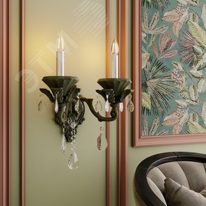 Лампа светодиодная филаментная LED 7 Вт 580 лм 4100К свеча на ветру нейтральный E14 AC 220В шаговое диммирование выключателем Black Filament Gauss 6