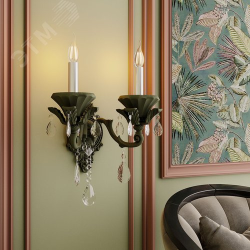 Лампа светодиодная филаментная LED 11 Вт 830 лм 4100К свеча на ветру нейтральный E14 AC 220В прозрачная колба Black Filament 14