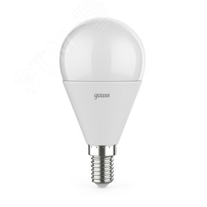 Лампа светодиодная LED 7 Вт 590 лм 4100К шар P45 нейтральный E14 AC 220В диммируемая Black