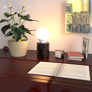 Лампа светодиодная LED 22 Вт 1800 лм 3000К шар G125 теплый E27 AC 220В Black 13