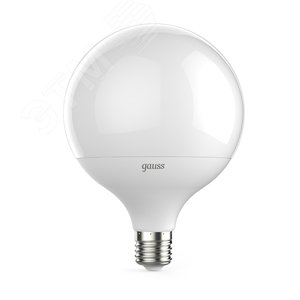 Лампа светодиодная LED 22 Вт 1900 Лм 4100К белая Е27 G125 Black Gauss (105102222)