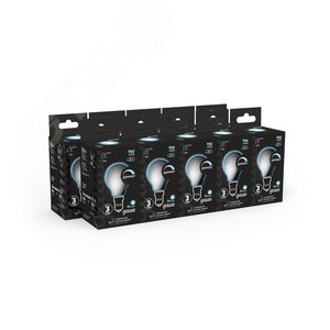 Лампа Filament Шар 9W 610lm 4100К Е14 milky диммируемая LED 1/10/50 | 105201209-D | Gauss - фото 3