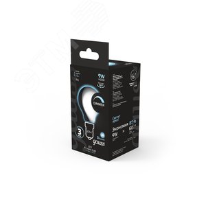 Лампа Filament Шар 9W 610lm 4100К Е14 milky диммируемая LED 1/10/50 | 105201209-D | Gauss - фото 5