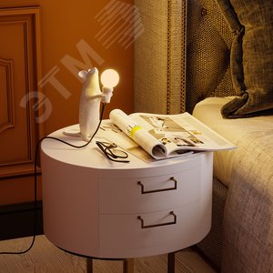 Лампа светодиодная филаментная LED 7 Вт 550 лм 2700К шар P45 теплый E27 AC 220В шаговое диммирование выключателем Black Filament Gauss 6