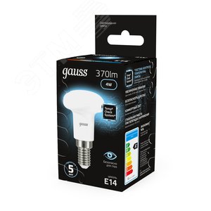Лампа светодиодная LED 4 Вт 370 Лм 4100К белая Е14 R39 Black Gauss (106001204) - фото 13