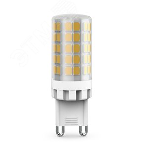 Лампа светодиодная LED 5.5 Вт 560 Лм 4100К белая G9 капсула 220 В керамика Black Gauss (107009206) - Gauss