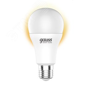 Лампа светодиодная умная SMD LED 10 Вт 1055 лм 2700К E27 AC 220В IP20 диммируемая управление по Wi-Fi Smart Home - Gauss