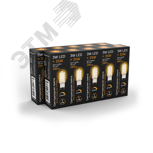 Лампа светодиодная LED 3Вт G9 AC185-265В 2700К диммируемая | 107309103 | Gauss - фото 3