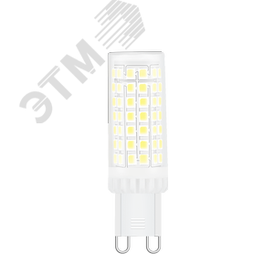 Лампа светодиодная LED 5.5 Вт580 Лм 6500К AC185-265V холодная G9 капсула керамика диммируемая Black Gauss (107309355-D) - Gauss