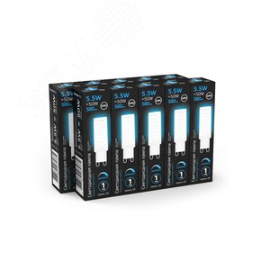 Лампа светодиодная LED 5.5 Вт580 Лм 6500К AC185-265V холодная G9 капсула керамика диммируемая Black Gauss (107309355-D) - фото 5