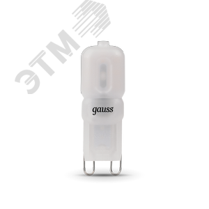 Лампа светодиодная LED 3 Вт 240 Лм 2700К теплая G9 капсула 220 В пластик Black Gauss 3