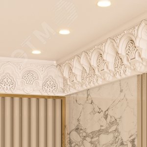 Лампа светодиодная LED 6 Вт 460 лм 3000К таблетка теплый GX53 AC 220В Black 15