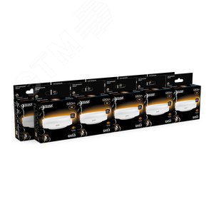 Лампа светодиодная LED 8 Вт 680 лм 3000К таблетка теплый GX53 AC 220В Black - фото 12