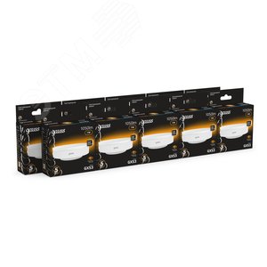 Лампа светодиодная LED 11 Вт 1050 Лм 3000К теплая GX53 таблетка Black Gauss - фото 12