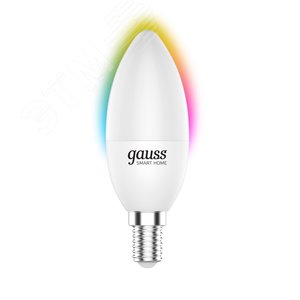 Лампа светодиодная умная SMD LED 5 Вт 470 лм RGBW E14 AC 220В IP20 RGBW изменение цветовой температуры и диммирование управление по Wi-Fi Smart Home