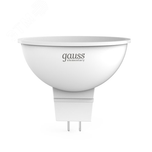 Лампа светодиодная LED 7 Вт 570 лм 6500К софит MR16 холодный GU5.3 AC 220В Elementary