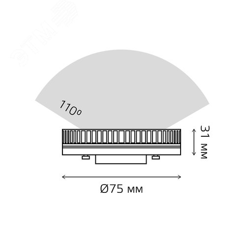 Лампа светодиодная Smart Light 6W 530lm 2700-6500К GX53 изм.цвет.темп.+диммирование LED 1/10/100 | 1400112 | Gauss - фото 10