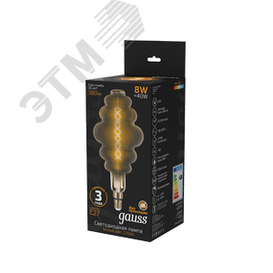 Лампа светодиодная LED 2 Вт RGB Е27 Star Filament Gauss (160802008) 4