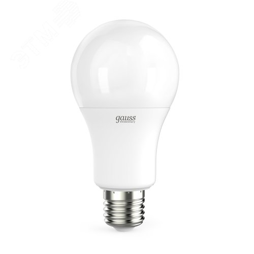 Лампа светодиодная LED 15 Вт 1450 лм 4100К А60 груша нейтральный E27 AC 220В Elementary - Gauss