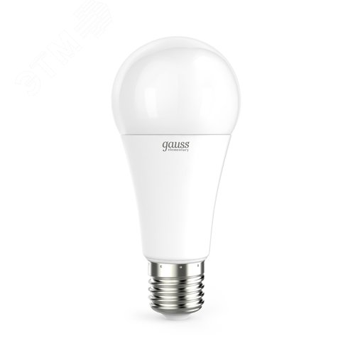 Лампа светодиодная LED 20 Вт 1750 лм 6500К А60 груша холодный E27 AC 220В Elementary - Gauss