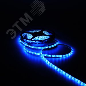Лента светодиодная LED 2835/60-SMD 4.8W 12V DC холодный белый IP66 5м (311000305) 5