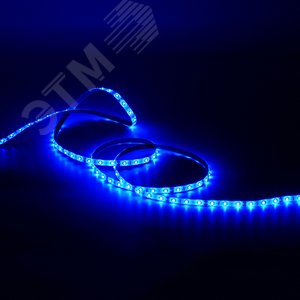 Лента светодиодная LED 2835/60-SMD 4.8W 12V DC синий IP66 5м (311000505) 4