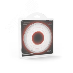 Лента светодиодная LED 2835/60-SMD 4.8W 12V DC красный IP66 5м (311000705) 6