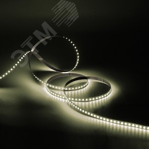 Лента светодиодная LED 6.5 Вт/м 2835-SMD 120/м 24 В DC 3000K теплый белый IP20 (блистер 5м) Black Gauss (312000165) - фото 6