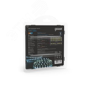 Лента светодиодная LED 2835/60-SMD 4.8W 12V DC холодный белый 5м (312000305) - фото 7