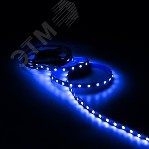 Лента светодиодная LED 2835/60-SMD 4.8W 12V DC синий 5м (312000505) 5