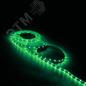 Лента светодиодная 4.8 Вт/м DC 12В Зеленый IP20 60LED SMD2835 (ZIP bag 5м) 210 лм/м Elementary 4