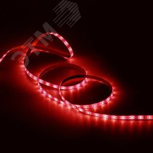 Лента светодиодная 4.8 Вт/м DC 12В Красный IP66 60LED SMD2835 (ZIP bag 5м) 210 лм/м Elementary 3