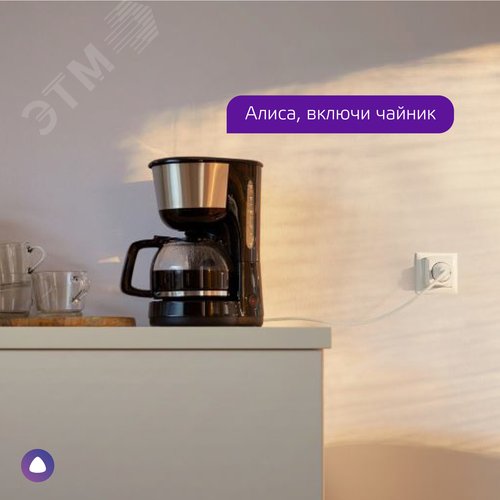 Сетевой переходник 2300 Вт 207-253 В 10А IP20 (Умная розетка) c заземлением Smart Home Gauss (5510122) - фото 12