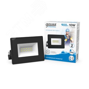 Прожектор светодиодный ДО 10 Вт 900 Лм 6500К AC 220В IP65 76х93х28 мм Elementary - фото 2