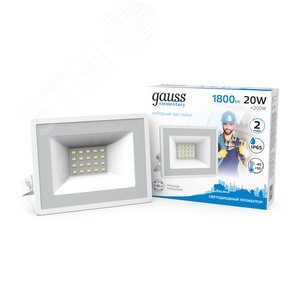 Прожектор светодиодный ДО 20 Вт 1800 Лм 6500К AC 220В IP65 105х118х105мм Elementary G2 2