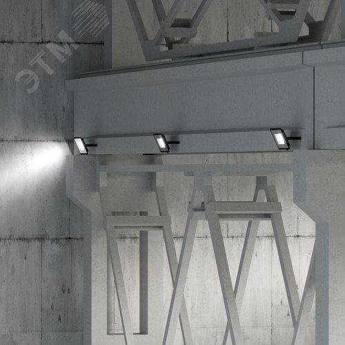 Прожектор светодиодный ДО 50 Вт 6000 Лм 6500К AC 220В IP65 150х28х185 мм матированное закаленное стекло Qplus 15