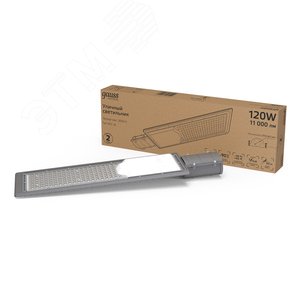 Светильник светодиодный консольный Avenue 120W 11000lm 3000K 190-250V IP65 546*170*67мм черный КСС "Ш" LED 1/5 | 629534120 | Gauss - фото 5