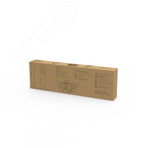Светильник светодиодный консольный Avenue 120W 11000lm 3000K 190-250V IP65 546*170*67мм черный КСС "Ш" LED 1/5 | 629534120 | Gauss - фото 7