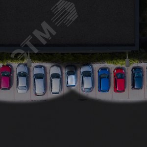 Светильник светодиодный консольный Avenue 120W 11000lm 3000K 190-250V IP65 546*170*67мм черный КСС "Ш" LED 1/5 | 629534120 | Gauss - фото 9