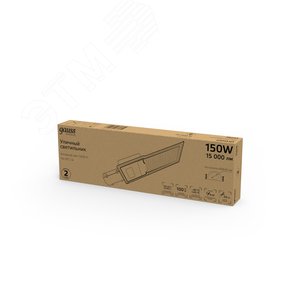 Светильник Уличный  LED Avenue IP65 546*170*67 150W 15 000lm 5000K 190-250V КСС "Ш" 1/5 | 629534305 | Gauss - фото 3