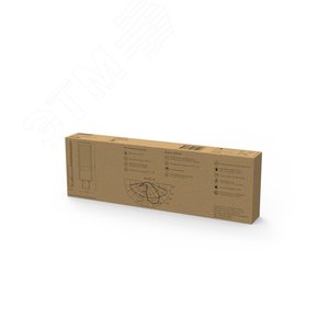 Светильник Уличный  LED Avenue IP65 546*170*67 150W 15 000lm 5000K 190-250V КСС "Ш" 1/5 | 629534305 | Gauss - фото 4
