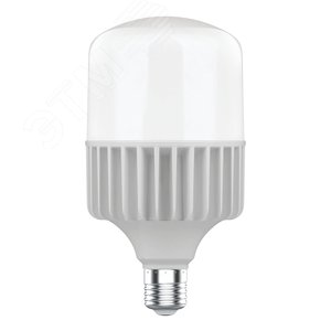 Лампа светодиодная LED 80 Вт 7200 лм 6500К цилиндр Т140 холодный E40 AC 220В Elementary - Gauss