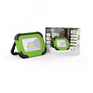 Прожектор светодиодный ДО 10 Вт 700 лм 6500К AC 220В IP44 170х45х125мм аккумуляторный Power Bank Portable Gauss 3