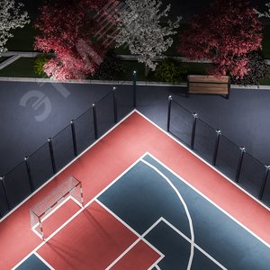 Прожектор светодиодный ДО 30 Вт 2700 лм 6500К AC 220В IP65 159х134х28мм матовый призматический рассеиватель EVO Gauss - фото 5
