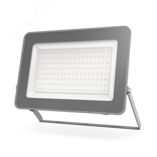 Прожектор светодиодный ДО 100 Вт 10500 Лм 6500К AC 220В IP65 210х32х283 мм матированное закаленное стекло Qplus - Gauss