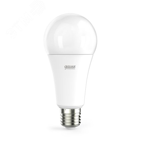 Лампа светодиодная LED 25 Вт 2100 лм 4100К А70 груша нейтральный E27 AC 220В Elementary - Gauss