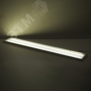 Светильник светодиодный ДПО 36 Вт 3100 лм 4000К AC 220В IP20 1200х180х19мм призма Офис Gauss 4